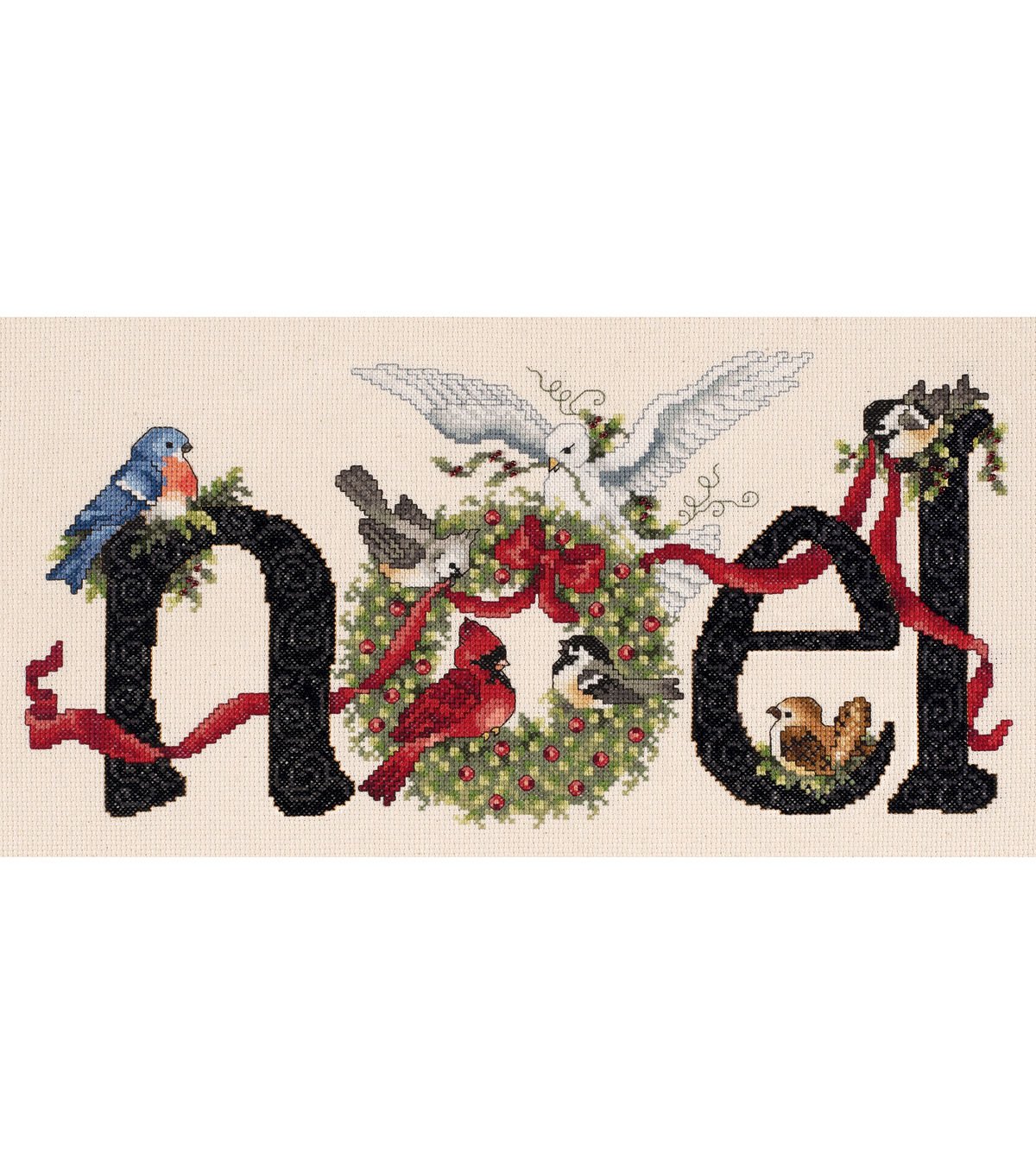 Amazon.com: Noel Counted Cross Stitch Kit-14.25x7 14 Count : Arts